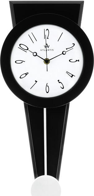Настенные часы atlantis gd-9799a1 black