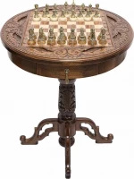 Стол ломберный шахматный &quot;Круг Света&quot;, Haleyan