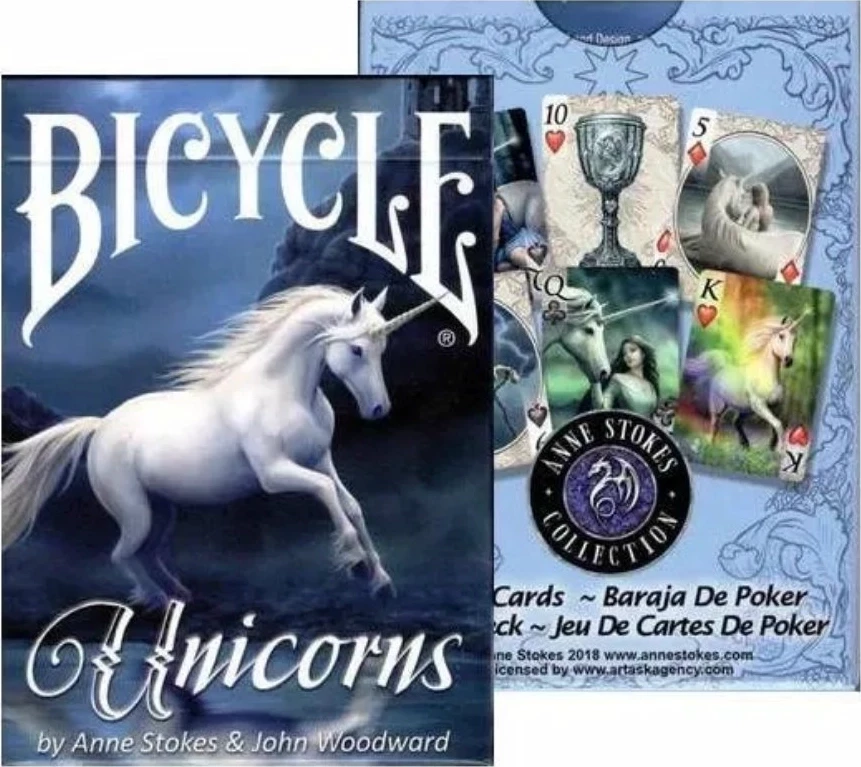Карты "Bicycle Anne Stokes Unicorn"