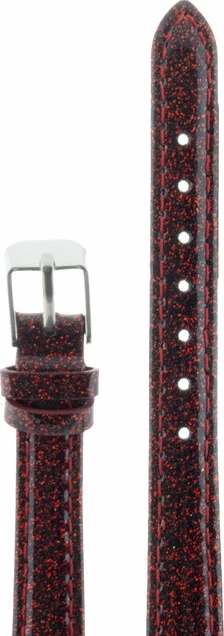 Ремешки maknamara 12 мм красн лак-блеск сер заст