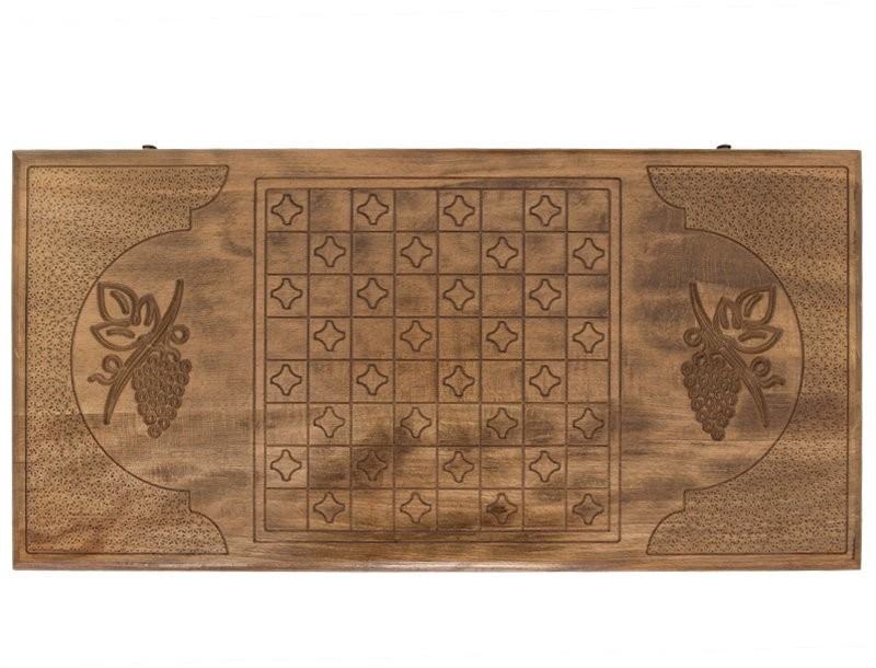 Нарды резные "Рассвет в Армении", Ustyan