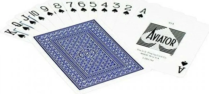 Карты "Aviator Standard Index blue"