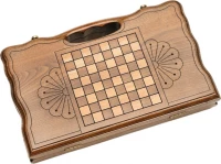 Нарды резные &quot;Арарат&quot; с ручкой 30, Haleyan