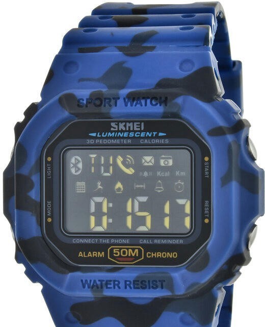 Наручные часы skmei 1629cmdkbu dark blue camouflage