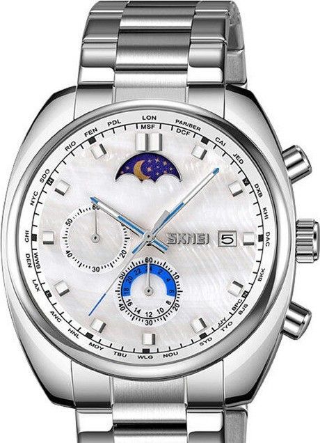 Наручные часы skmei 9325siwt silver/white