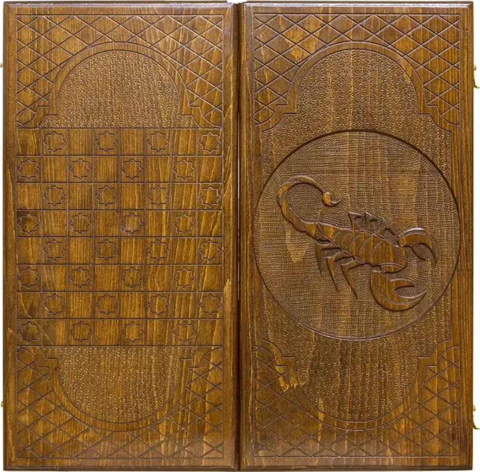 Нарды резные "Скорпион 3" 60, Ustyan