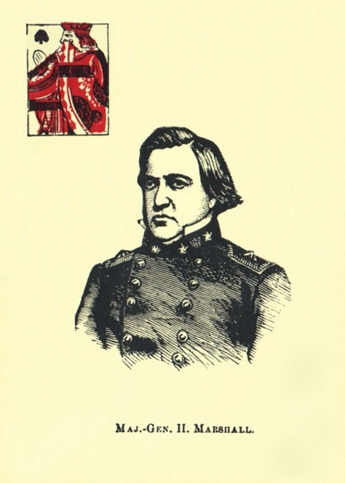 Карты "Confederate Generals Playing Card Deck"