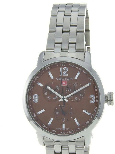 Наручные часы vector vh8-019413 коричневый