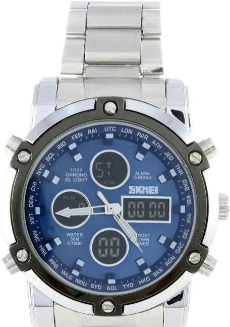 Skmei 1389bu silver/blue