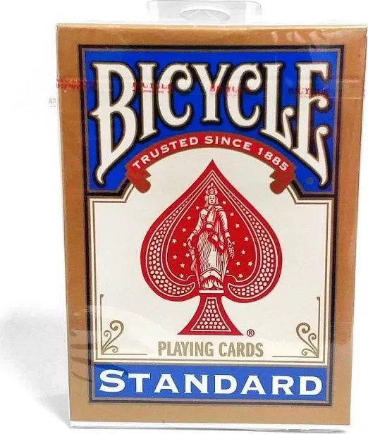 Игральные карты Bicycle Standard 54 карты, синие