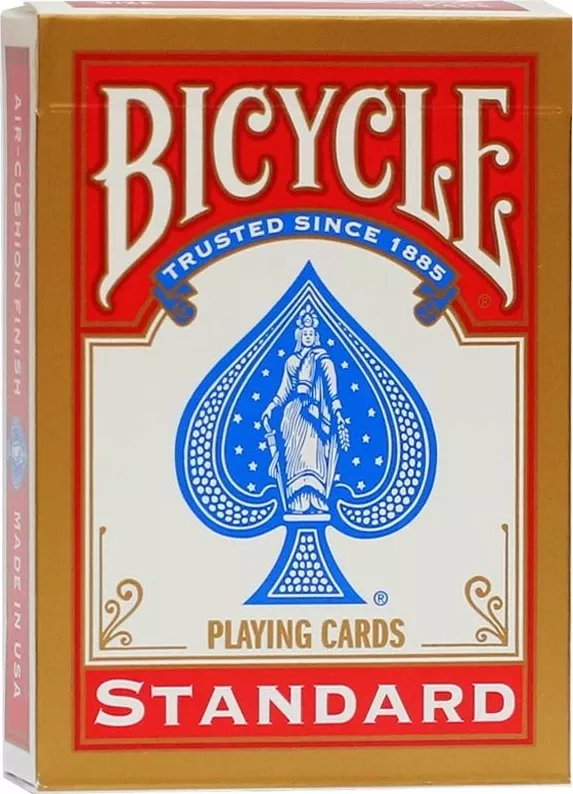 Игральные карты Bicycle Standard 54 карты,красные
