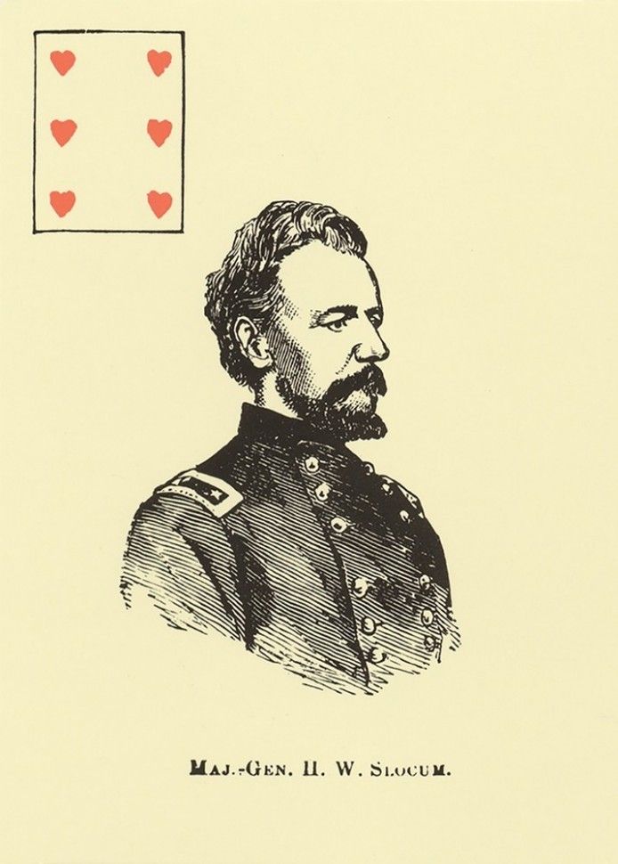 Карты "Union Generals Playing Card Deck"