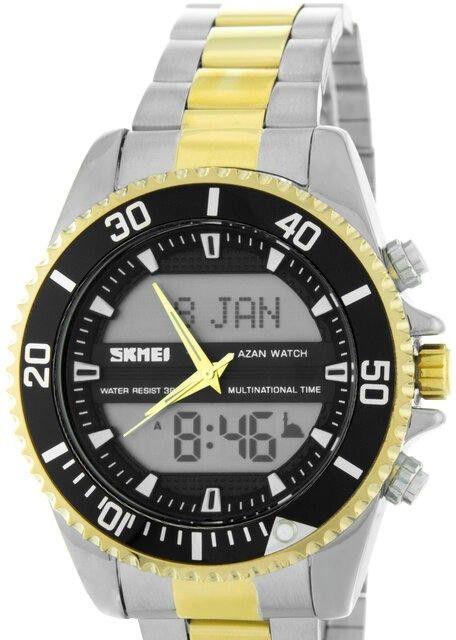 Наручные часы skmei 1896sigd silver/gold
