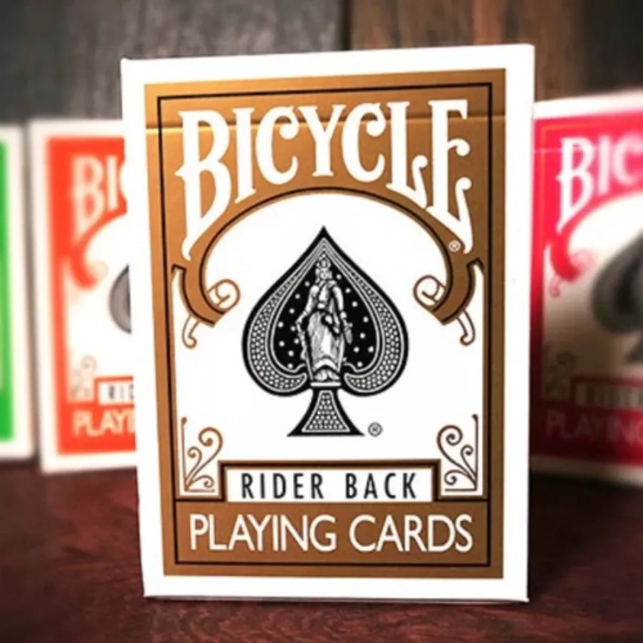 Карты "Bicycle Rider Back Standard index Brown"