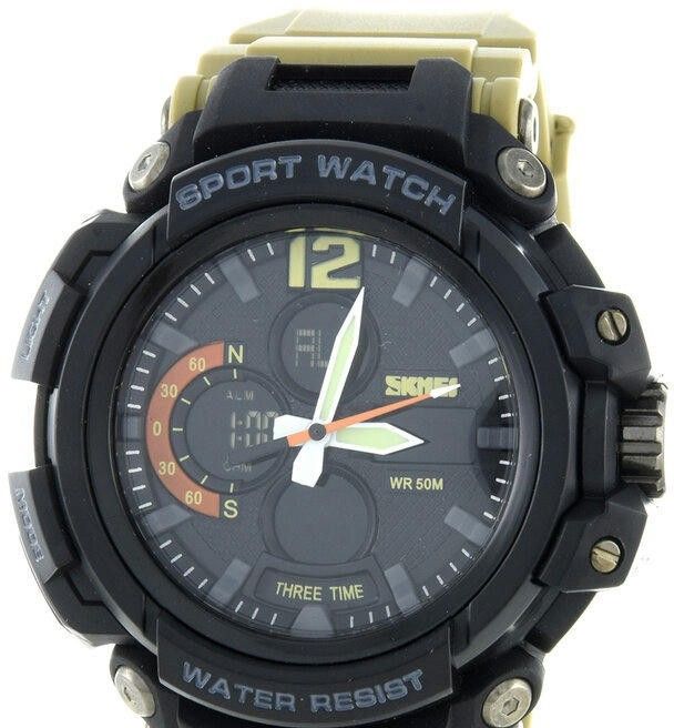 Наручные часы skmei 1343kh khaki