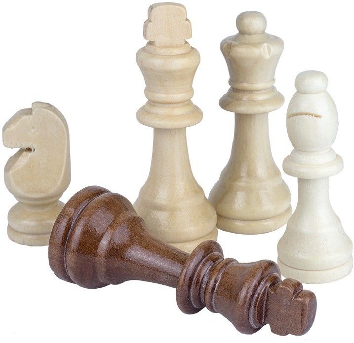 Шахматные фигуры деревянные с подложкой Partida 8,9 см