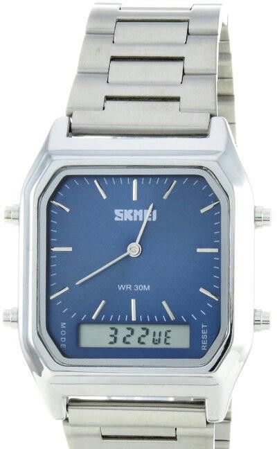 Наручные часы skmei 1220sibu silver blue