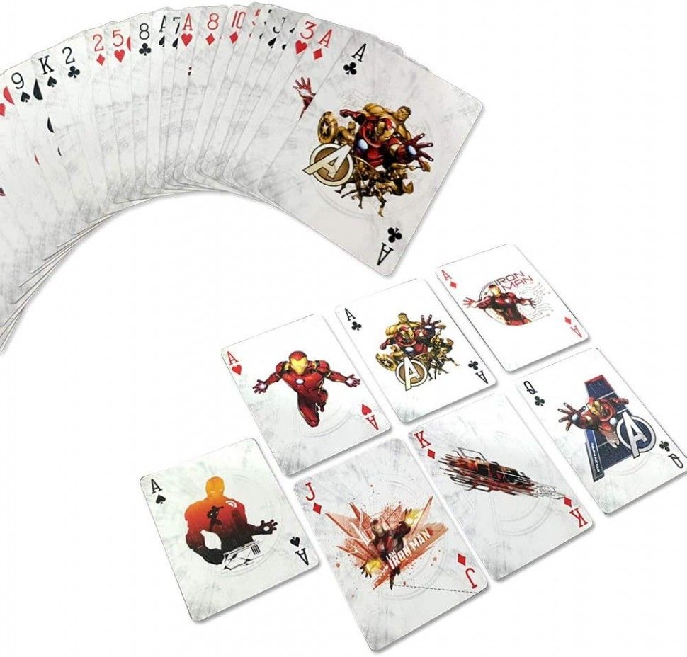 Карты "MARVEL Iron Man Svengali deck standard index"