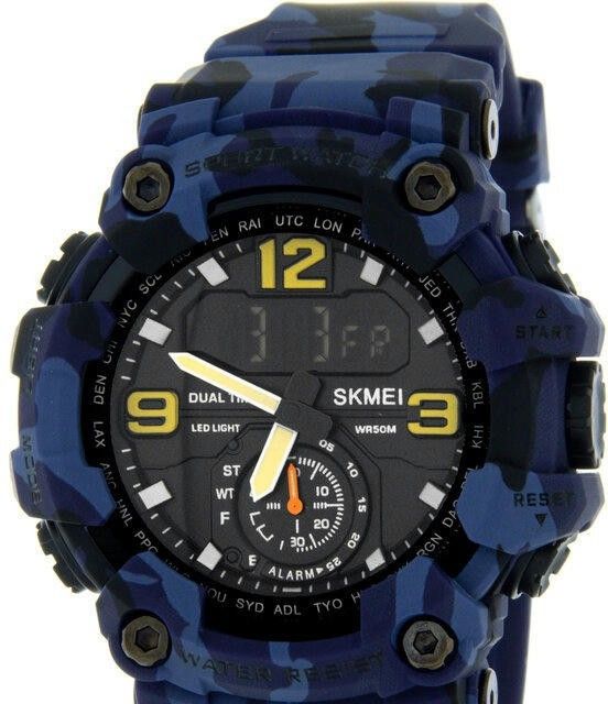 Наручные часы skmei 1637cmbu blue camo