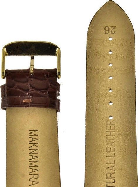 Ремешки maknamara 26 мм croco кор зол заст