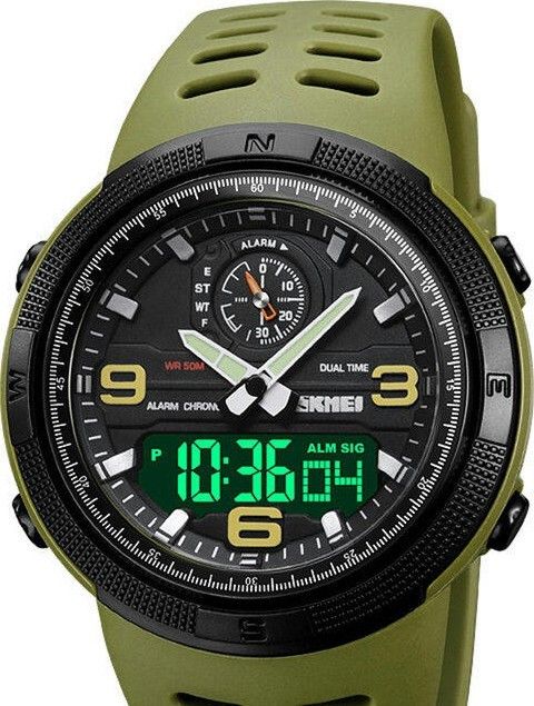 Skmei 1655AGBK army green-black