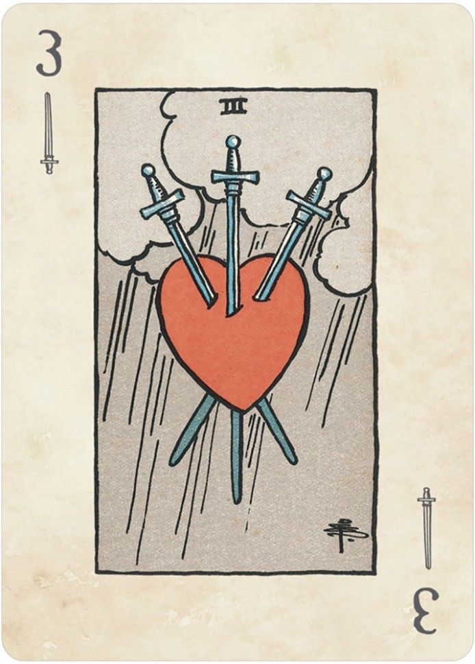 Карты Таро "Rider Waite Playing Card Deck" US Games / Колода Карт Райдера-Уэйта для покера
