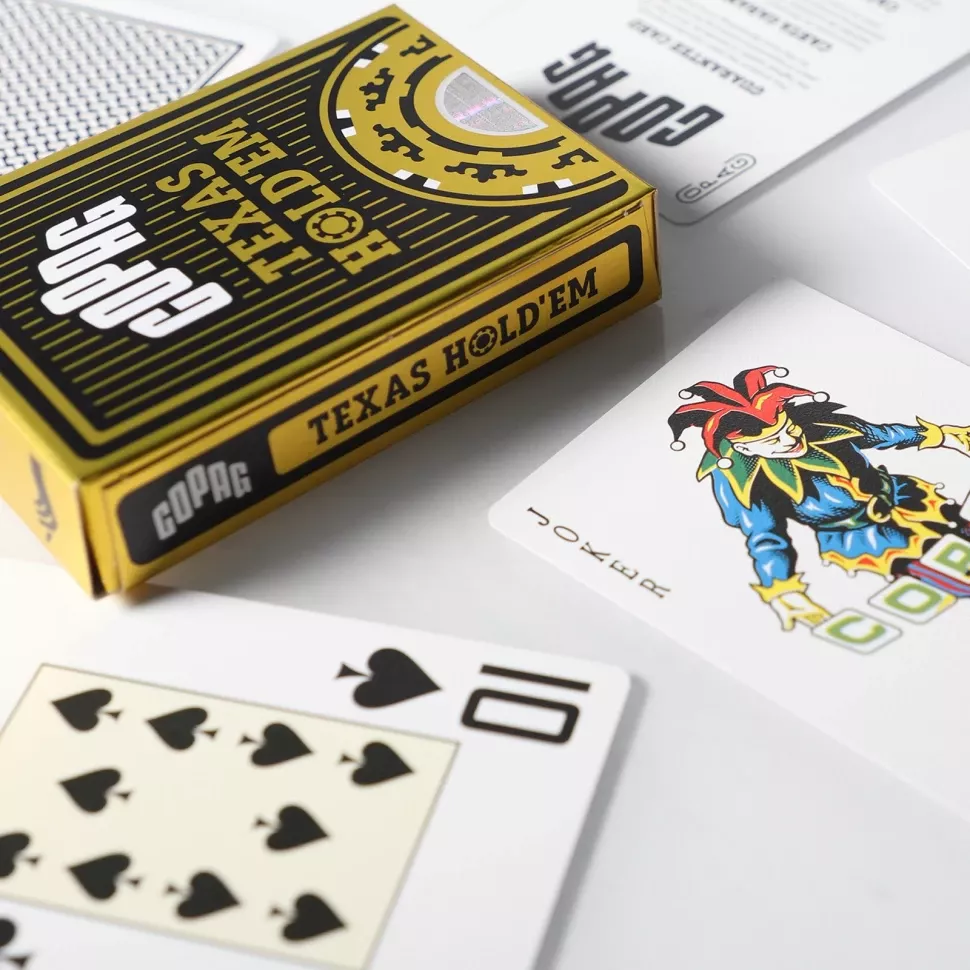 Карты Copag Texas Holdem poker cards 100% plastic (Black)