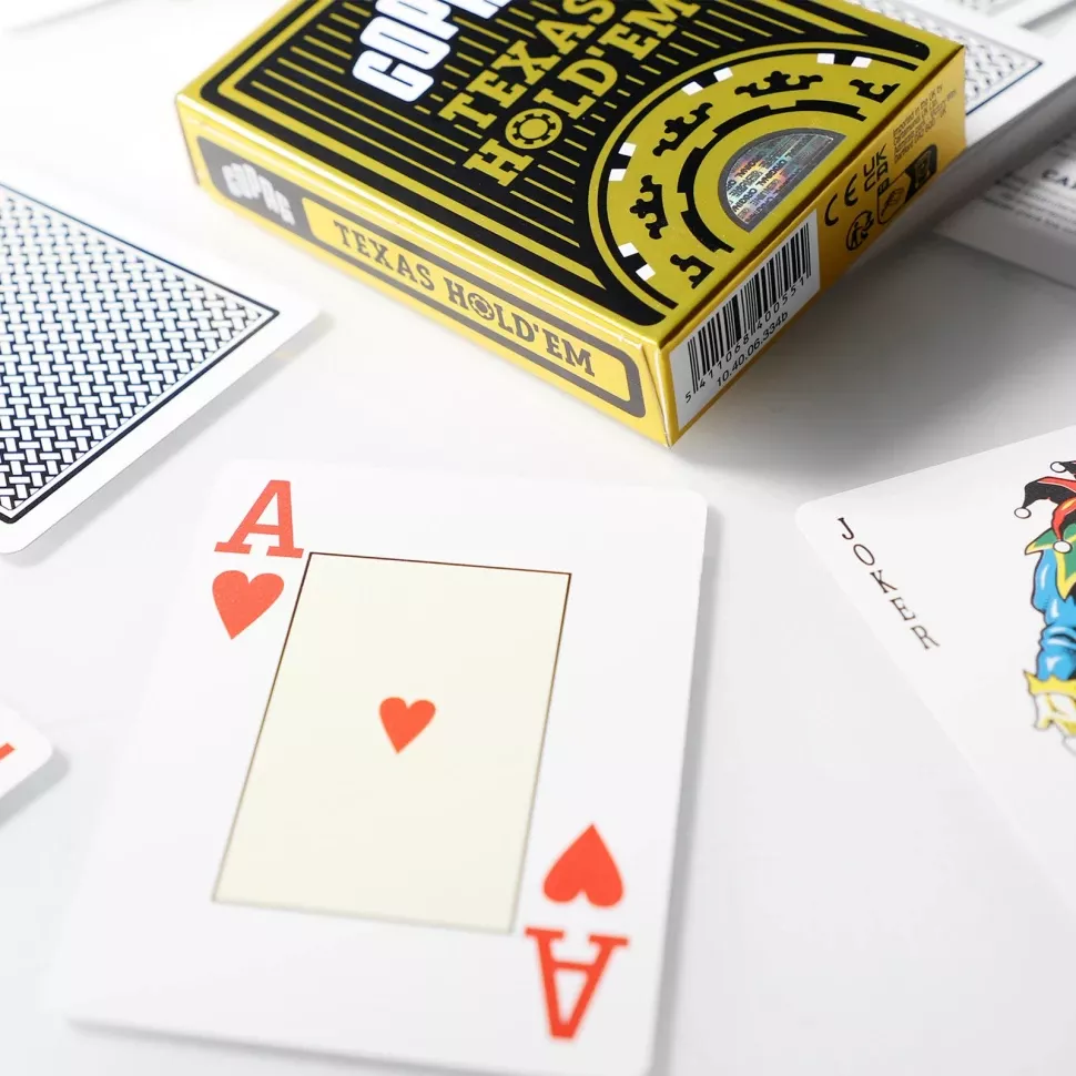 Карты Copag Texas Holdem poker cards 100% plastic (Black)