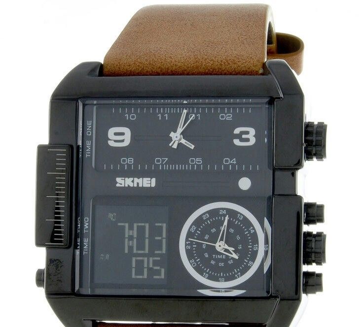 Наручные часы skmei 1391bkbn black brown