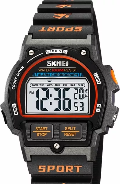 Наручные часы skmei 2263tnog titanium/orange