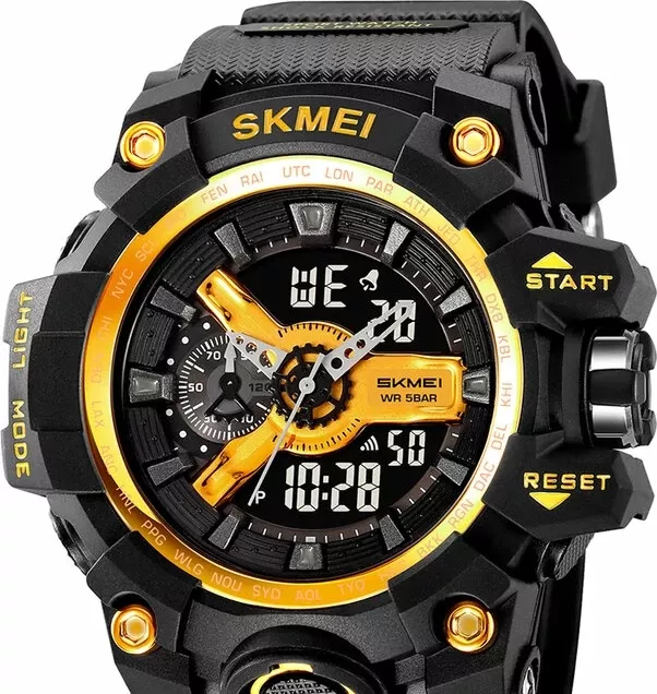Наручные часы skmei 2396bkgd black/gold