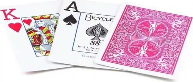 Карты "Bicycle Fuchsia Standard Index"
