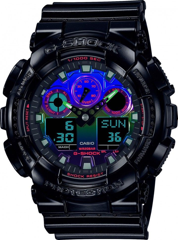 Наручные часы casio   ga-100rgb-1a