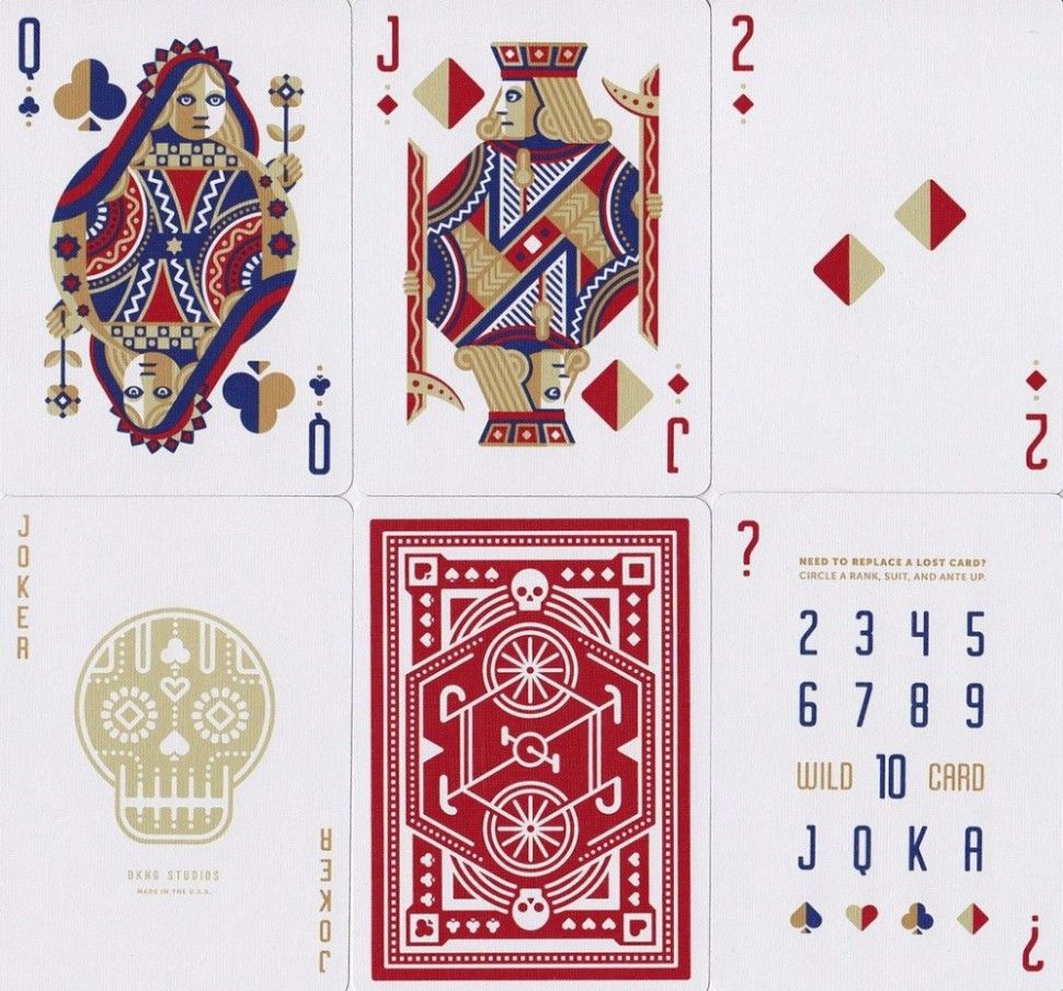 Карты "Art Of Play Dkng Red Wheel"
