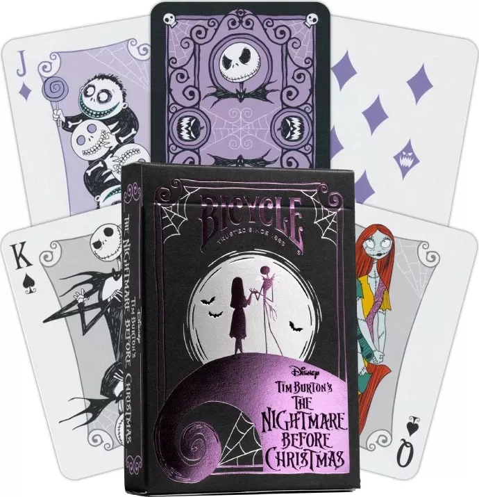 Карты "Bicycle Disney Nightmare B4 Xmas Standard Index"