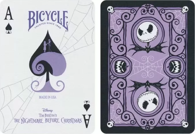 Карты "Bicycle Disney Nightmare B4 Xmas Standard Index"