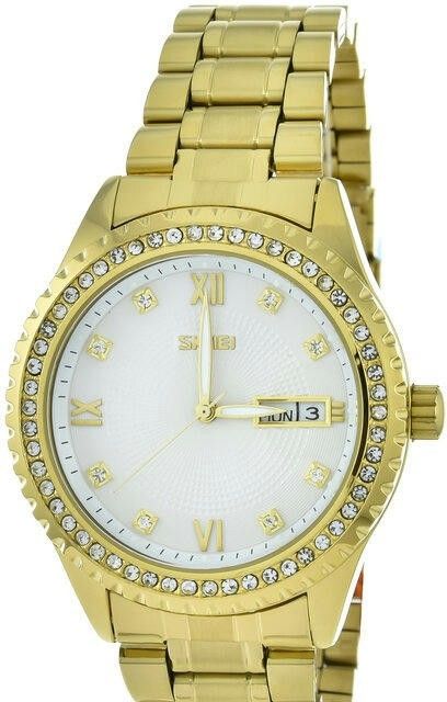 Наручные часы skmei 9221gdwt gold-white