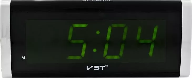 Сетевые часы vst730-2 220В зел.циф+usb каб (без адапт)