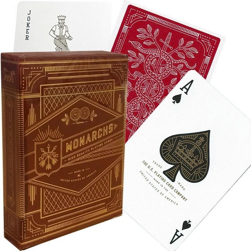 Карты "Theory11 Red Monarchs"