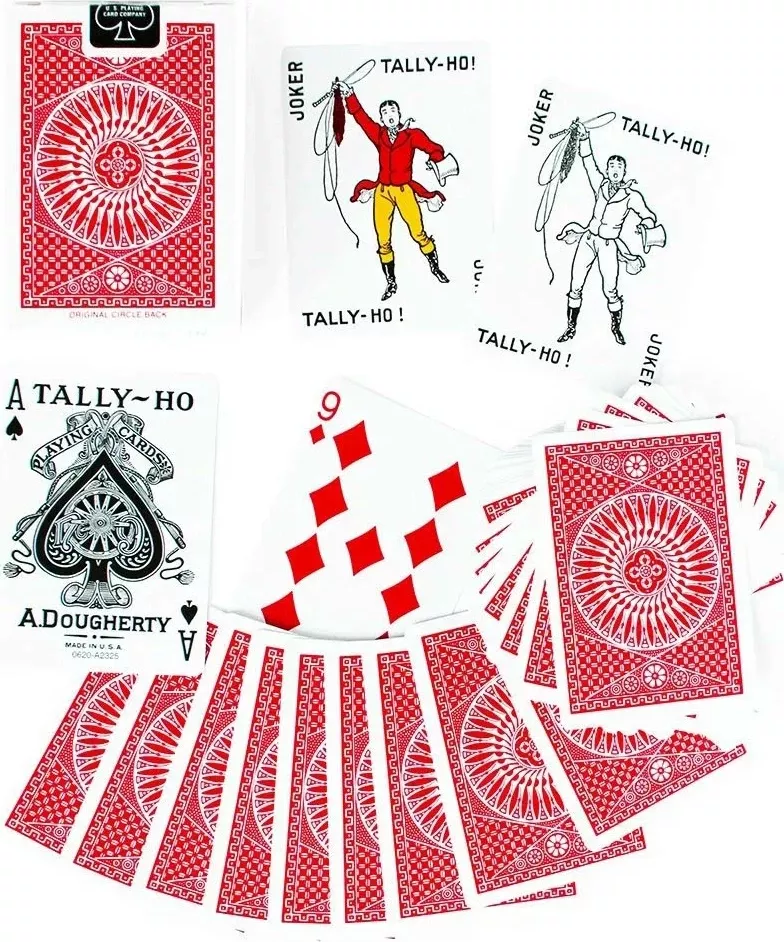 Карты "Tally-Ho Standard Index red Circle "
