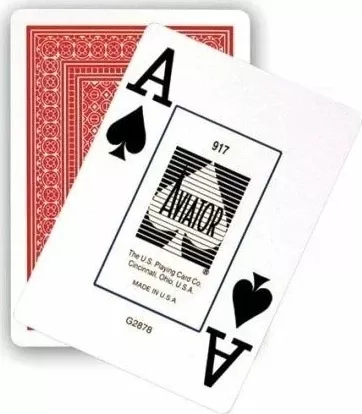 Карты "Aviator Standard Index red"
