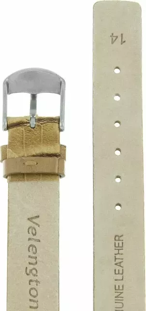 Ремешки velengton 14 св-кор croco-1 сереб заст
