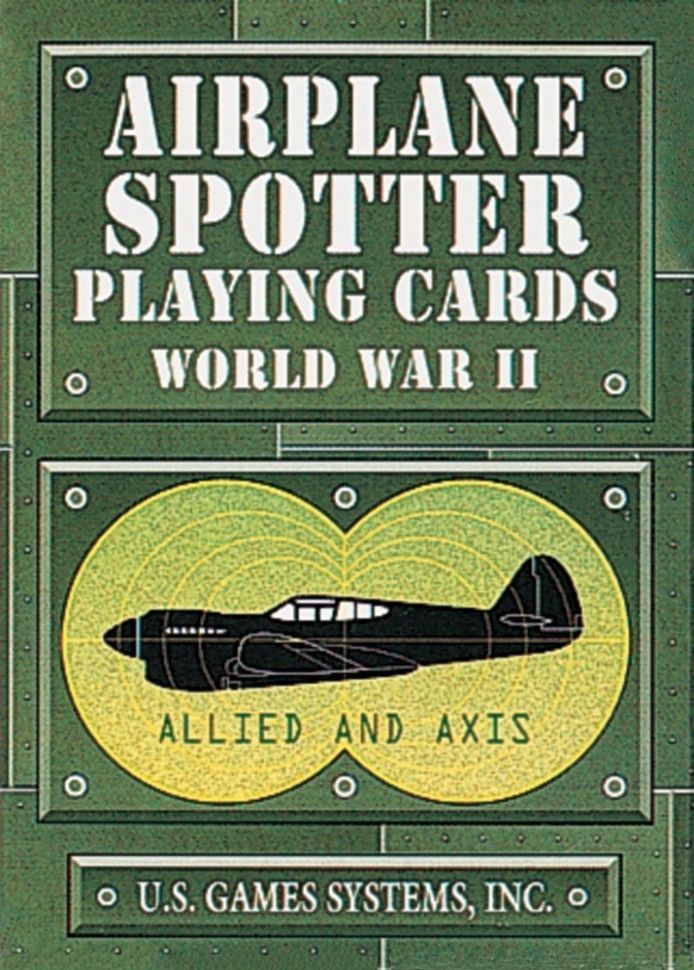 Карты "World War II Airplane Spotter Playing Cards"
