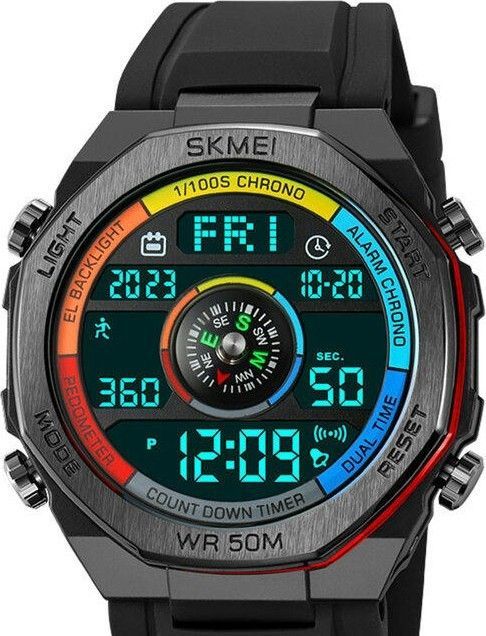 Наручные часы skmei 2209clrd colorful/red