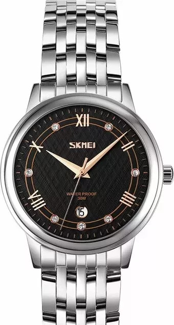 Наручные часы skmei 9272sibk-s silver/black (lady)