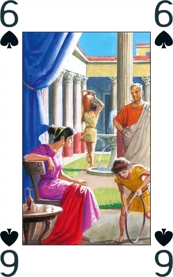 Карты "Ancient Rome Playing Cards" Lo Scarabeo / Древний Рим, Игральные карты