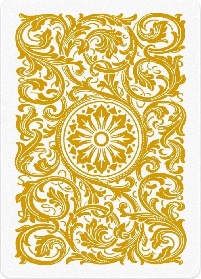 Карты "1546 Elite Plastic Poker Size Jumbo Index gold Single deck"