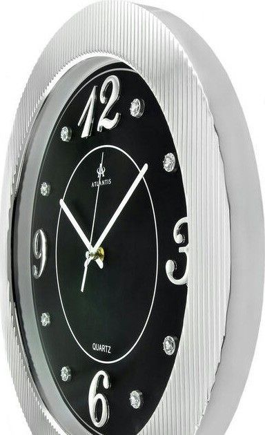Настенные часы atlantis tld-3657a silver
