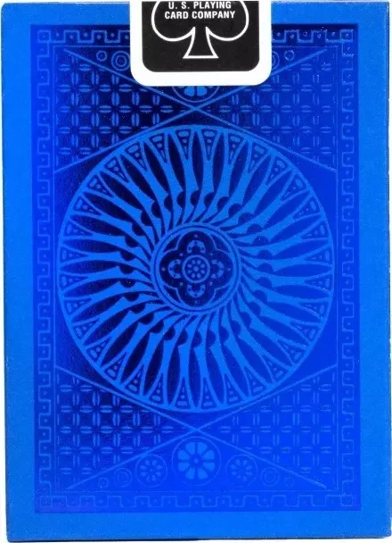 Карты "Bicycle Tally-ho Metal Standard index blue"