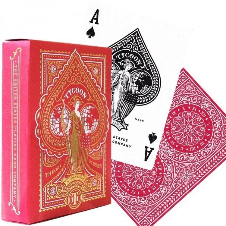 Карты "Theory11 Tycoon red"